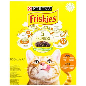 Корм сухий Friskies з куркою та овочами для дорослих котів 300г - купити, ціни на Ідеал - фото 4