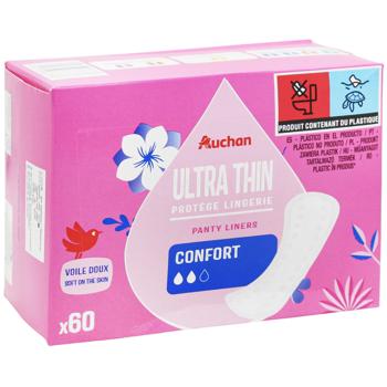 Auchan Daily Pads Ultrathin 60pcs - buy, prices for Auchan - photo 3