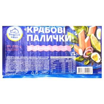Vodnyi Svit Oceanic Crab Sticks 220g - buy, prices for Tavria V - photo 1