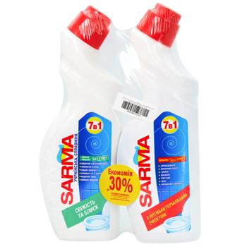 Sarma Cleaner for Plumbing 2х750ml - buy, prices for - photo 1