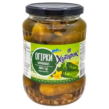 Hutorok Pickled Cucumbers 680g - buy, prices for Auchan - photo 2