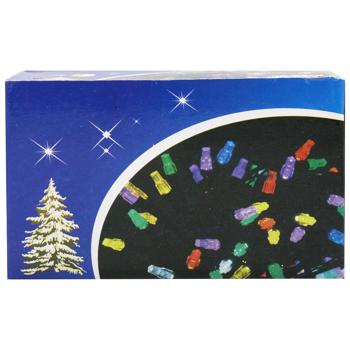 Гирлянда электрическая 100 LED черный кабель 9м теплый белый - купить, цены на КОСМОС - фото 3