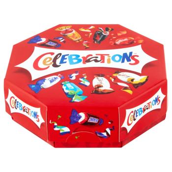 Celebrations Octagon Christmas Sweets Set 400g