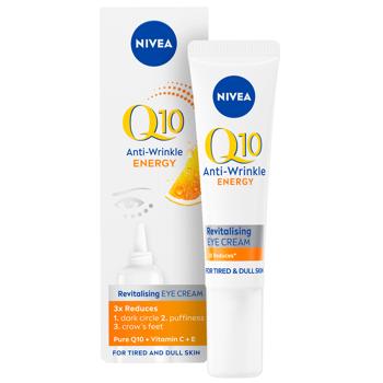 Крем Nivea Q10 Energy для шкіри навколо очей відновлюючий проти зморшок 15мл - купити, ціни на КОСМОС - фото 1