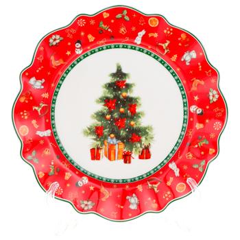 Bona Di Festive Flair Porcelain Dessert Plate 20.5cm - buy, prices for WINETIME - photo 1