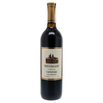 Meomari Saperavi Red Dry Wine 13.5% 0.75l - buy, prices for MegaMarket - photo 1