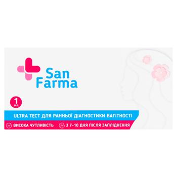 Тест-смужка San Farma Ultra 1шт - купити, ціни на ЕКО Маркет - фото 2