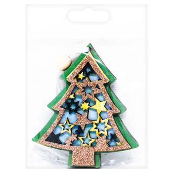 Lighted Christmas Tree with Stars 9x2x11cm - buy, prices for METRO - photo 1