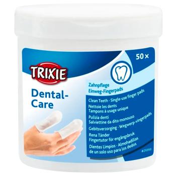 Trixie Dental-Care Teeth Wipes for Dogs and Cats with Mint 50pcs - buy, prices for MasterZoo - photo 1