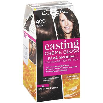 Краска для волос L'Oreal Paris Casting Cream Gloss 400 Каштан без аммиака - купить, цены на - фото 4