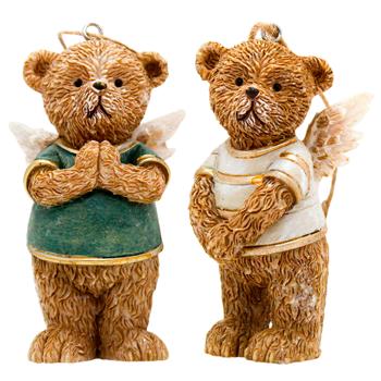 Подвеска декоративная Bona Di Мишка Тедди ангелочек 8см в ассортименте