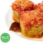 Zucchini Stuffed with Meat and Rice