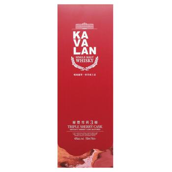 Віскі Kavalan Triple Sherry Cask 40% 0,7л - купити, ціни на - фото 4