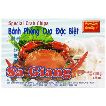 Чипсы Sa Giang со вкусом краба 200г - купить, цены на ULTRAMARKET - фото 2