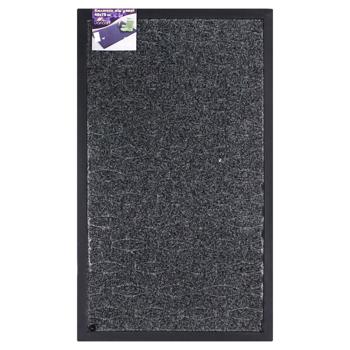 Коврик Dariana Grass под дверь серый 45*75см - купить, цены на Таврия В - фото 1