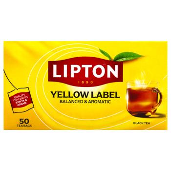 Lipton Yellow Label Black Tea 2g*50pcs - buy, prices for - photo 3