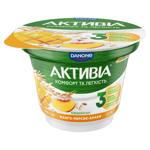 Бифидойогурт Активиа манго-персик-злаки 2,2% 180г