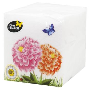 Silken Light Paper Napkins 240*240mm 100pcs - buy, prices for - photo 2