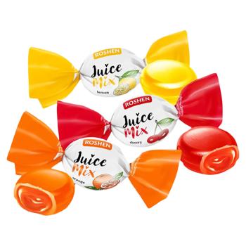 Карамель Рошен ДЖУС - МІКС 1кг - купити, ціни на Grono - фото 1