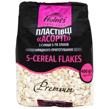 Пластівці асорті Holm's 5 злаків 400г - купити, ціни на - фото 2