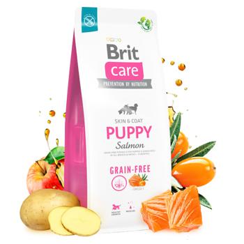 Корм сухой Brit Care с лососем для щенков всех пород 12кг - купить, цены на MasterZoo - фото 2