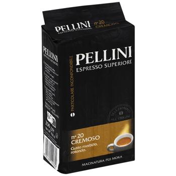 Кава мелена Pellini № 20 Cremoso Espresso superiore 250 г - купить, цены на Эпицентр FOOD - фото 1
