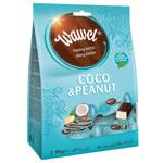 Цукерки Wawel 195 г кокос-арахіс в шоколаді И741 (Польща)