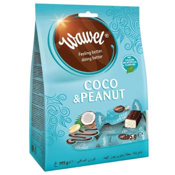 Цукерки Wawel 195 г кокос-арахіс в шоколаді И741 (Польща) - купити, ціни на КОСМОС - фото 1