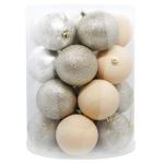 Beige Plastic Balls Set 20pcs*8cm