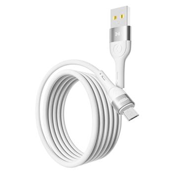 Yoki Extra Micro White Cable 3A 1.2m YK-EX11 - buy, prices for COSMOS - photo 2