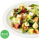 With Brie Cheese, Apple and Nuts Salad