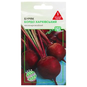 Agrokontrakt Beetroot Bordeaux Kharkiv Seeds 3g - buy, prices for MegaMarket - photo 1