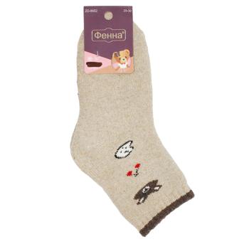 Носки детские Фенна цветные термо махра р.20-35 - купить, цены на - фото 8