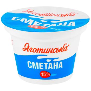 Yagotynska Sour Cream 15% 180g