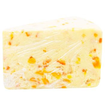 Сыр Ilchester Wensleydale с манго и апельсином 42% 1,5кг