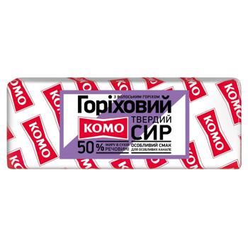 Сир Комо Горіховий з волоським горіхом 50% - купити, ціни на КОСМОС - фото 1