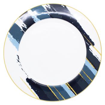 Blue Decor Ceramic Plate 26cm - buy, prices for Tavria V - photo 1