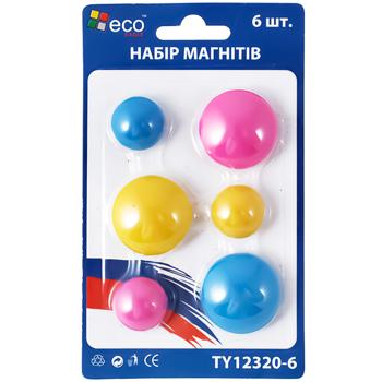 Набір магнітів Eco Eagle 6шт - купити, ціни на Auchan - фото 1