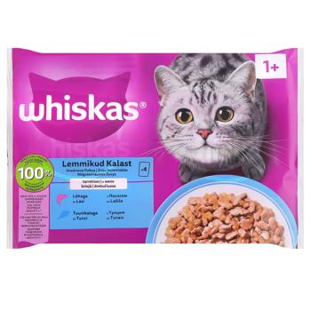 Whiskas Wet Food with Tuna and Salmon for Cats 4pcs*85g - buy, prices for Grono - photo 2