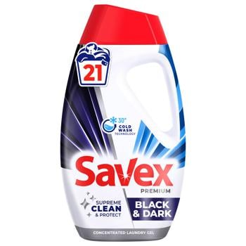 Savex Parfum Lock Black&Dark Washing Gel 2in1 0.945l - buy, prices for Supermarket "Kharkiv" - photo 1