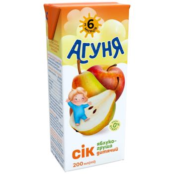 Сік Агуня Яблуко-груша 200мл - купити, ціни на NOVUS - фото 2