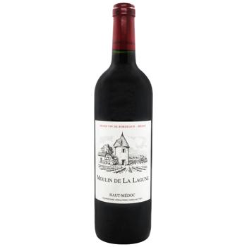 Вино Moulin De La Lagune красное сухое 13,5% 0,75л - купить, цены на КОСМОС - фото 1