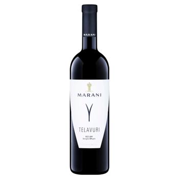 Marani Telavuri Red Dry Wine 12% 0.75l - buy, prices for - photo 1