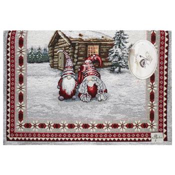 Provence Snowfall Tablecloth 35*100cm