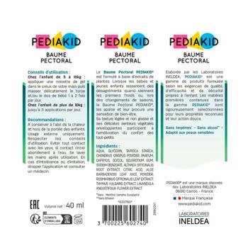 Бальзам против простуды для детей от 5кг Pediakid 40мл - купить, цены на - фото 3