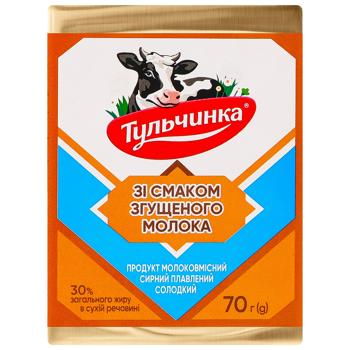 Продукт сырный плавленый Тульчинка со вкусом сгущенного молока 30% 70г - купить, цены на - фото 2
