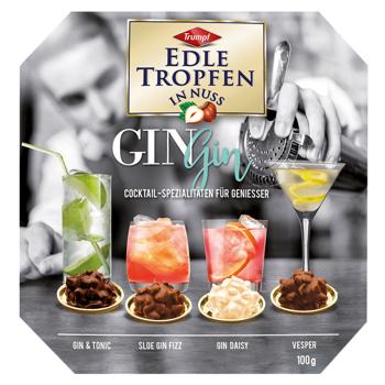 Конфеты Trumpf Edle Tropfen In Nuss Gin Gin 100г - купить, цены на - фото 2