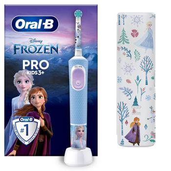 Зубная щетка электрическая детская Oral-B Kids Frozen с 3 лет + чехол - купить, цены на МегаМаркет - фото 2