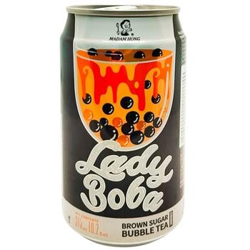 Напиток чайный Madam Hong Lady Boba Bubble Tea с коричневым сахаром 0,315л - купить, цены на NOVUS - фото 2
