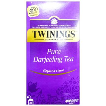 Twinings Pure Darjeeling Black Tea 2g*25pcs - buy, prices for COSMOS - photo 2